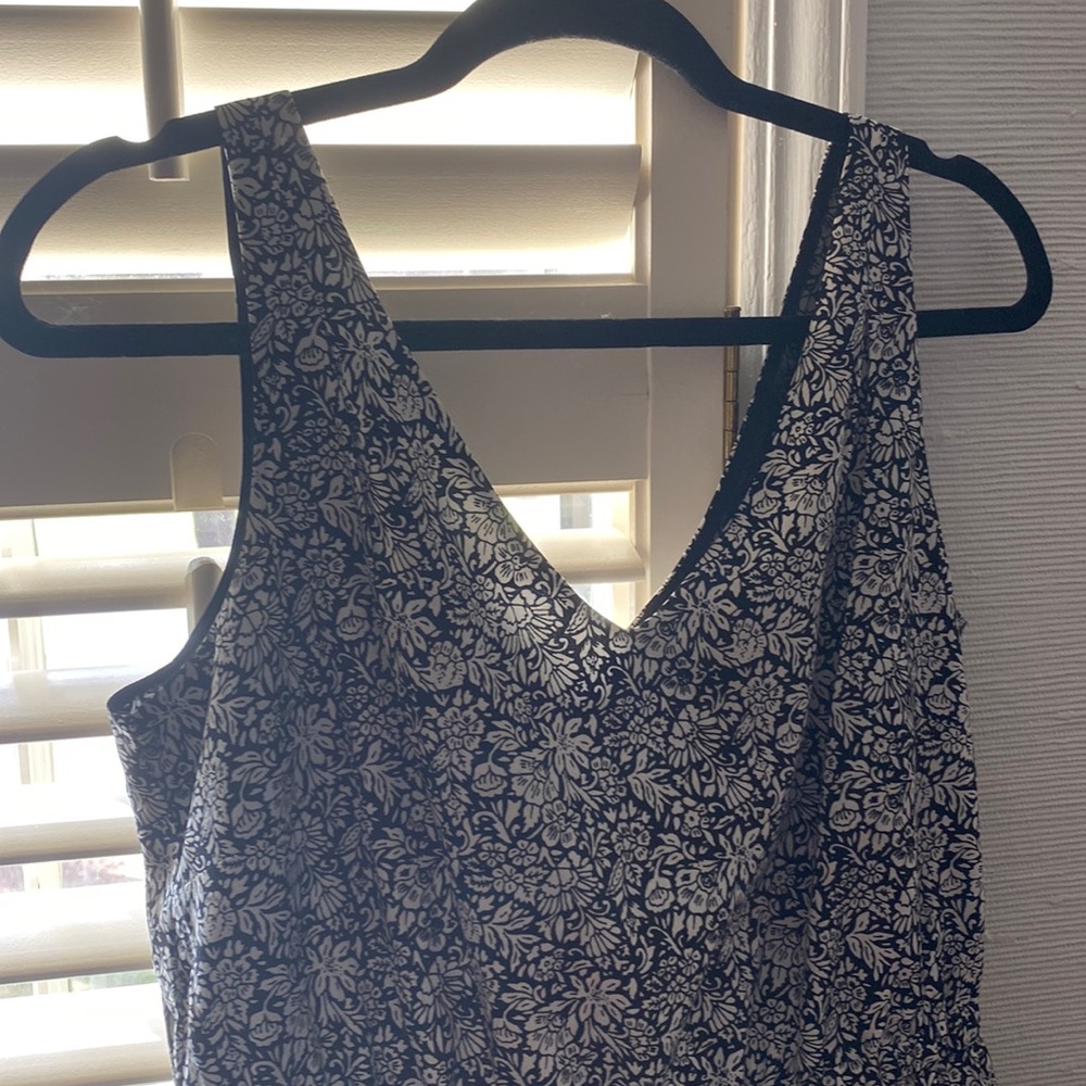 Loft Sleeveless Floral Mini Dress